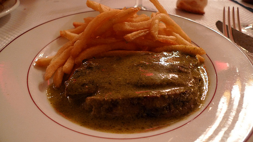 Le Relais de l'Entrecôte by Meg Zimbeck
