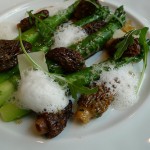 Asparagus and morels