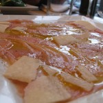 Veal Carpaccio from Les Fines Gueules by Meg Zimbeck
