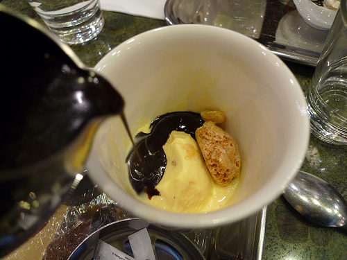 Affogato au Chocolat at Berthillon by Barbra Austin
