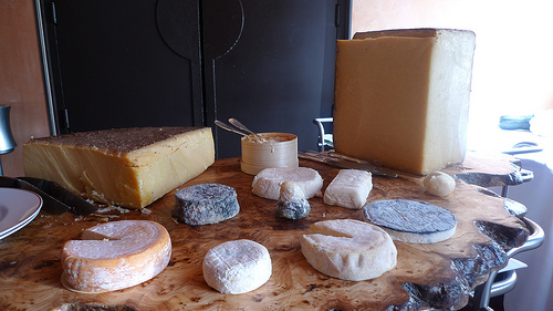Cheese service at l'Arpege by Meg Zimbeck