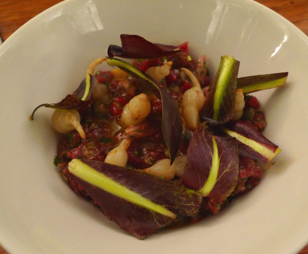 Steak tartare Le Dauphin by Phyllis Flick