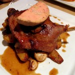 Duck confit with foie gras Au Fil des Saisons by Meg Zimbeck