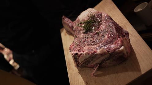 la côte de bœuf wagyu at Chez l'Ami Jean by Sophie Brissaud