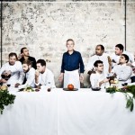 Alain Passard and his Passard Boys photo by Frédéric STUCIN for L'Express