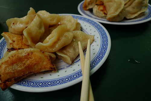 Dumplings at Ravioli Chinois Nord-est by Barbra Austin