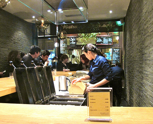Gyoza bar by Phyllis Flick