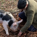 Truffle hunt - photo with permission from David Lebovitz