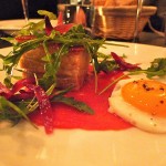 Pork belly, chicken egg from L'Office by Barbra Austin