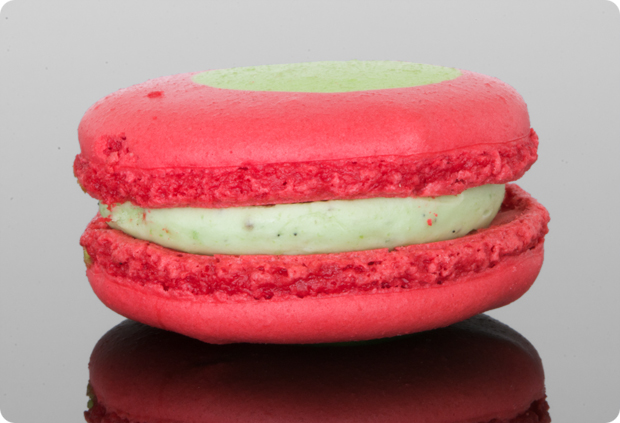 The Macaron Coeur Pistache from Café Pouchkine - photo by Adam Wayda