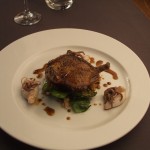 Le Tintilou by Alexander Lobrano - Pigeon on a bed of epeautre with squid