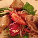 Fruit and foie gras salad from Vivant - photo by MZ