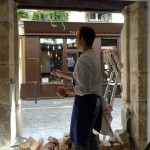 Greg Marchand in the future kitchen of Frenchie Wine Bar