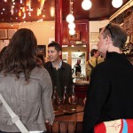 Our small group size means that we're welcome in tiny, local wine bars (photo Ashley Ludaescher)