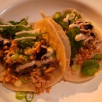 Le Mary Celeste in Paris - Chinese crepes with beef knuckle, peanuts, sesame, celery