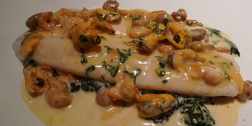 Sole Dieppoise with spinach at Lazare restaurant in Paris | parisbymouth.com