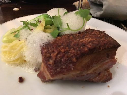 Pork belly at Mensae restaurant in Paris | parisbymouth.com