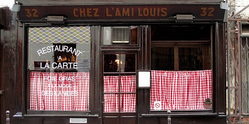 L'Ami Louis restaurant in Paris photo by Food Snob | parisbymouth.com