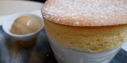 Yuzu soufflé at Simonin restaurant in Paris | parisbymouth.com