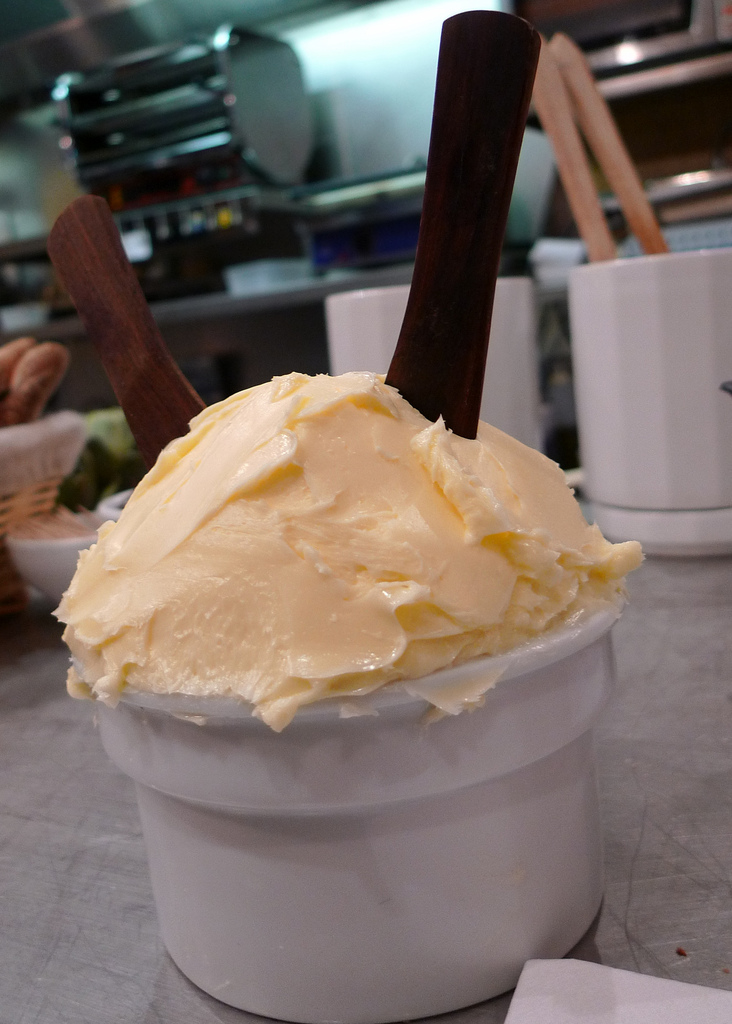 Bordier butter at L'Avant Comptoir by Meg Zimbeck