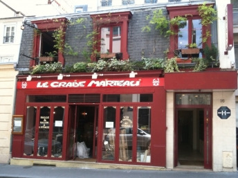 Le Crabe Marteau restaurant in Paris via crabemarteau.fr | parisbymouth.com