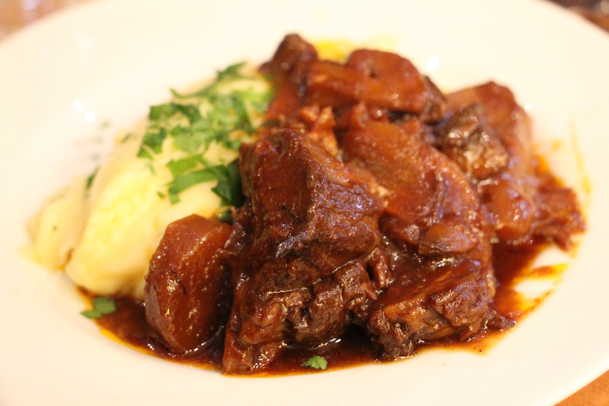 Beef bourguignon at cafe des musees bistro in Paris in the Marais | Paris by Mouth