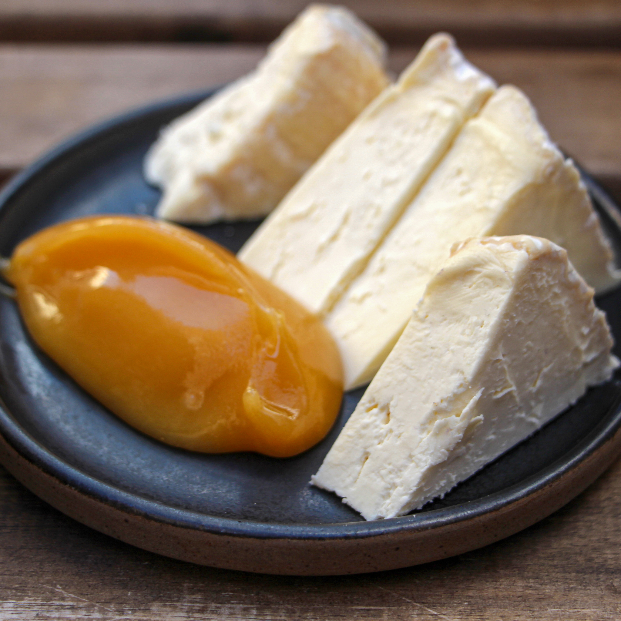 brilllat savarin with carob honey - petit navire