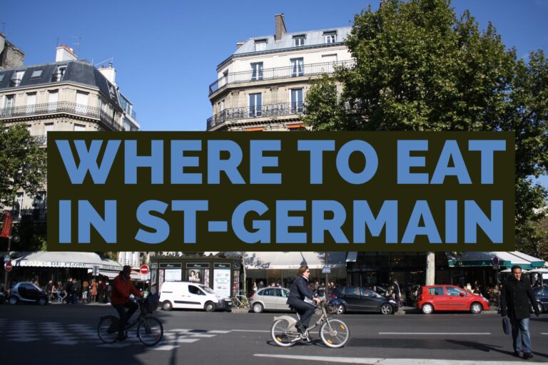 Where to eat in Saint-Germain in Paris