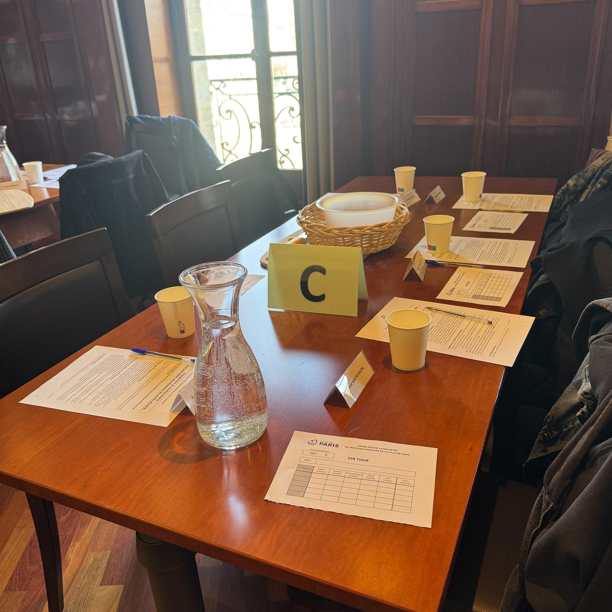 Judging the best baguette in Paris competition