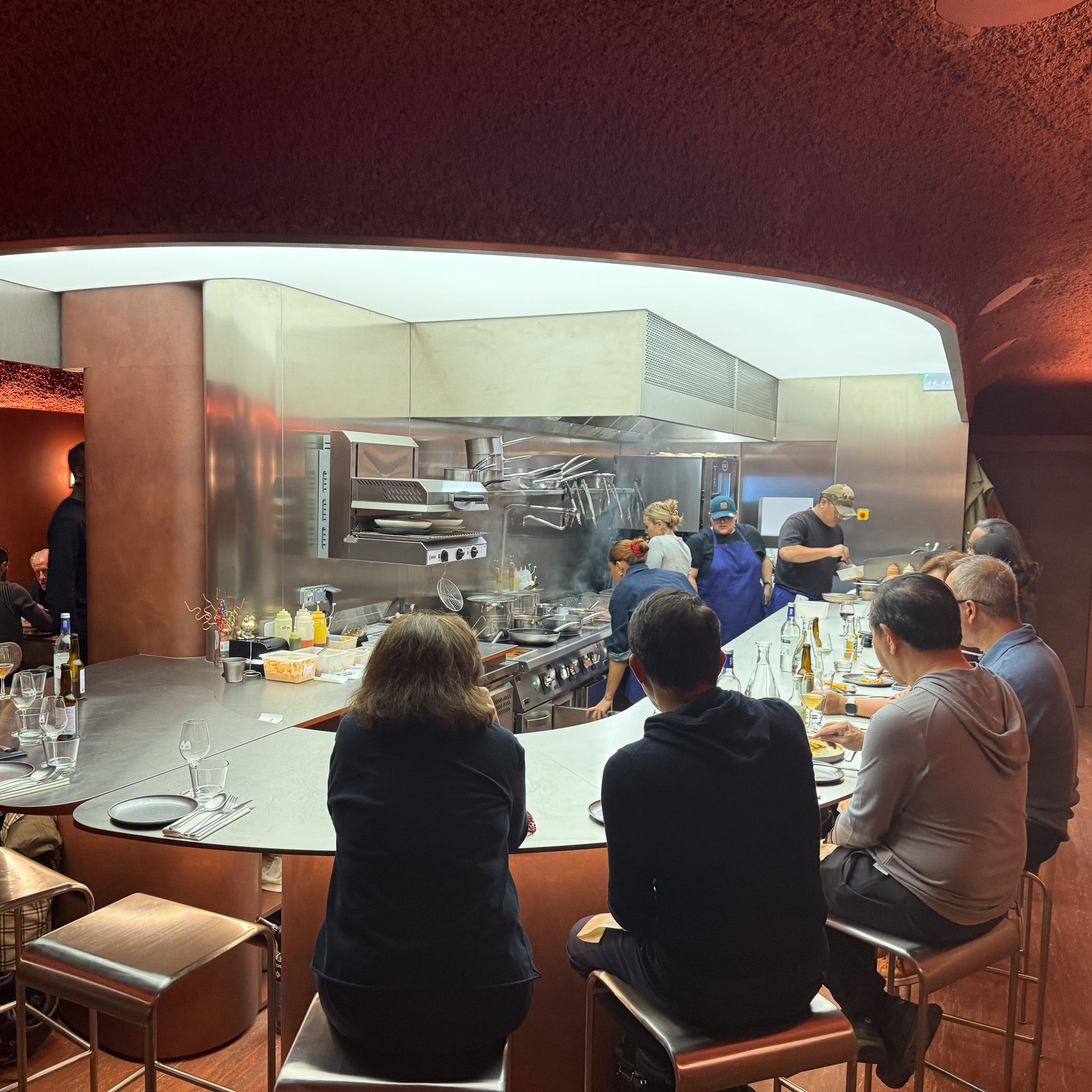 Dining room at Mischief restaurant in the Marais in Paris