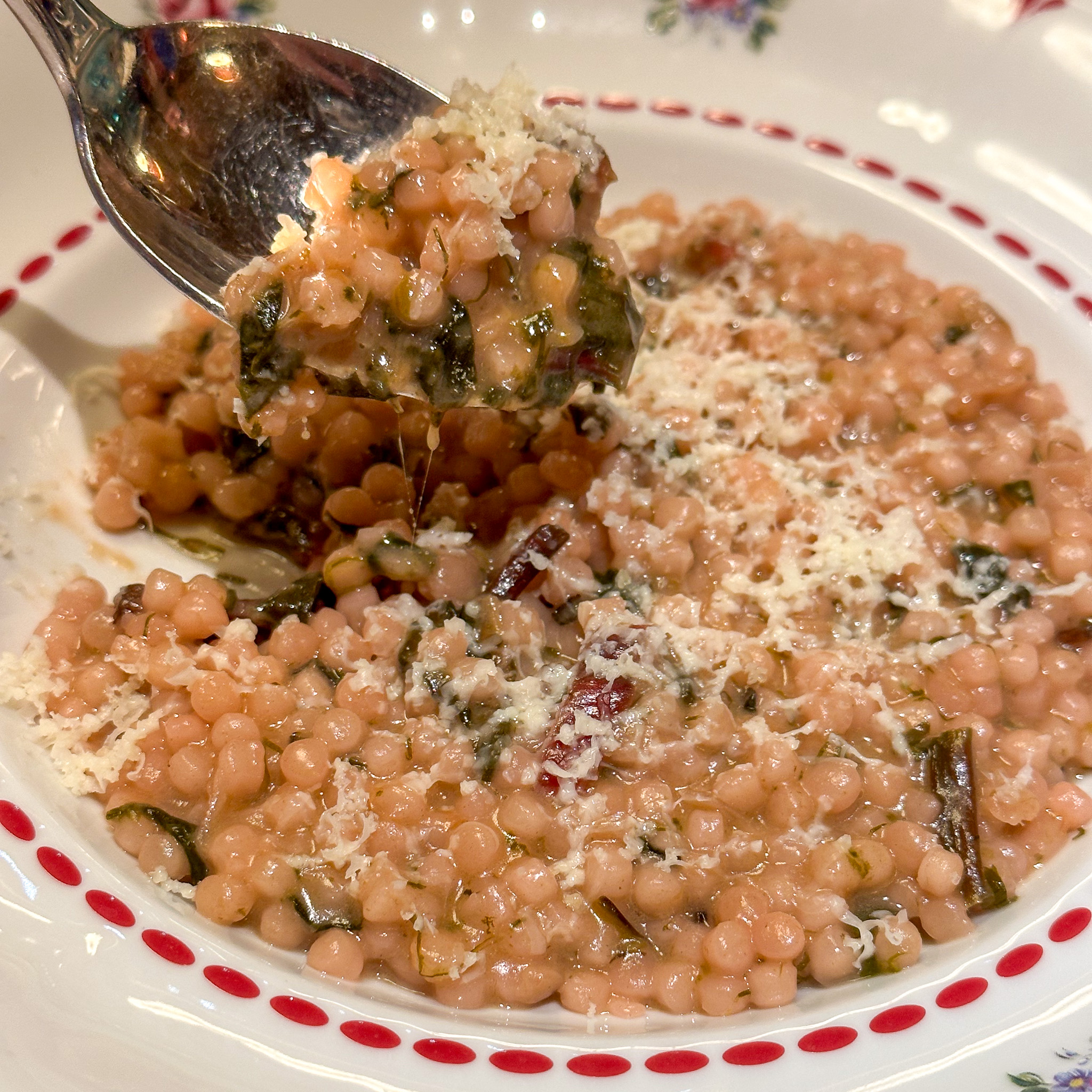 ptitm risotto at Boubalé restaurant in the Marais in Paris
