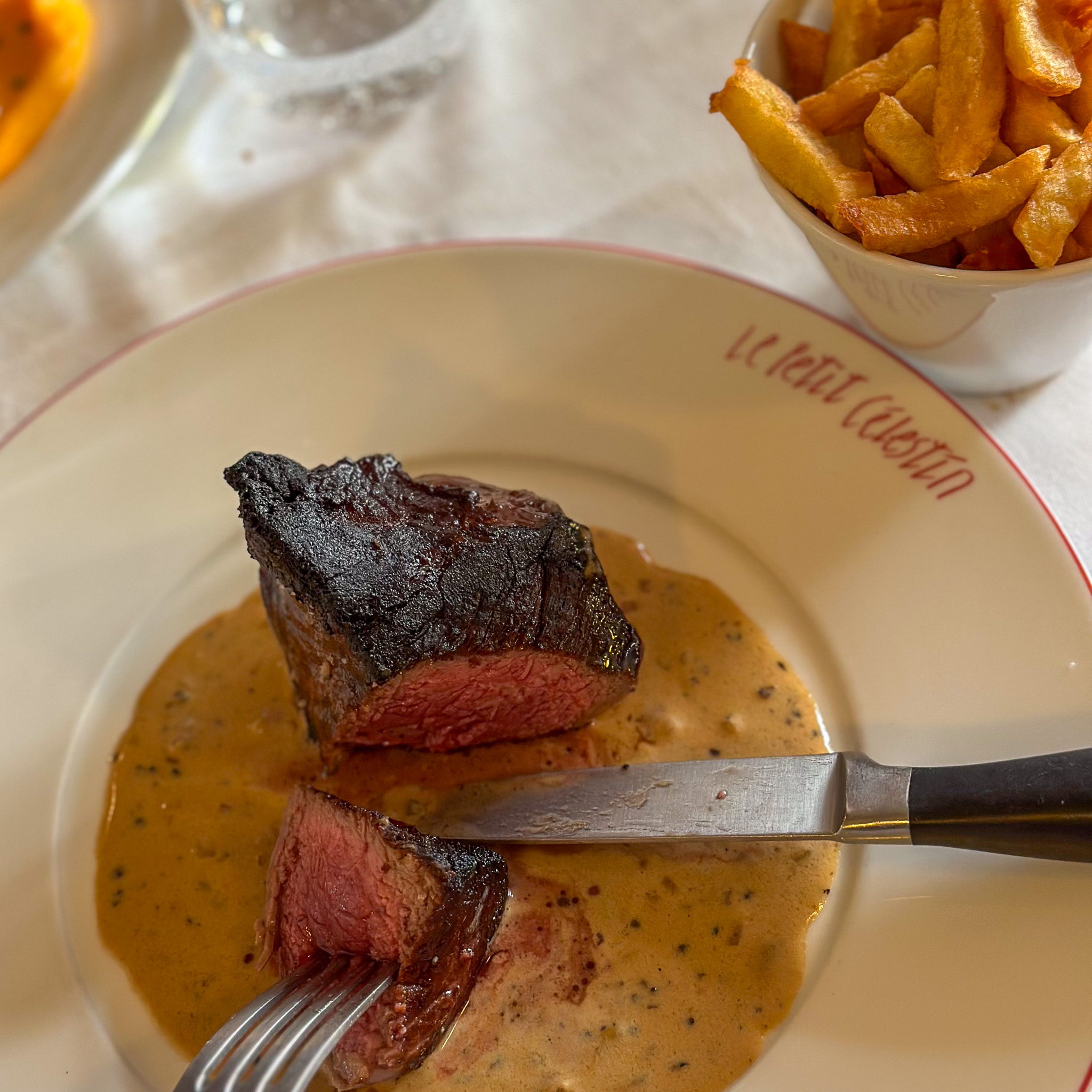 IMG_9142_jpg | PARIS BY MOUTH Steak frites at Le Petit Célestin bistro in the Marais in Paris