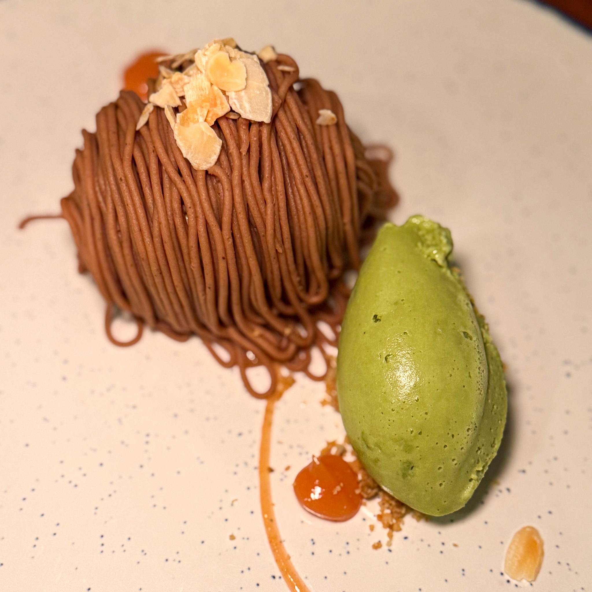 mont-blanc-fugue-paris | PARIS BY MOUTH Mont-Blanc with matcha ice cream at Fugue, Paris