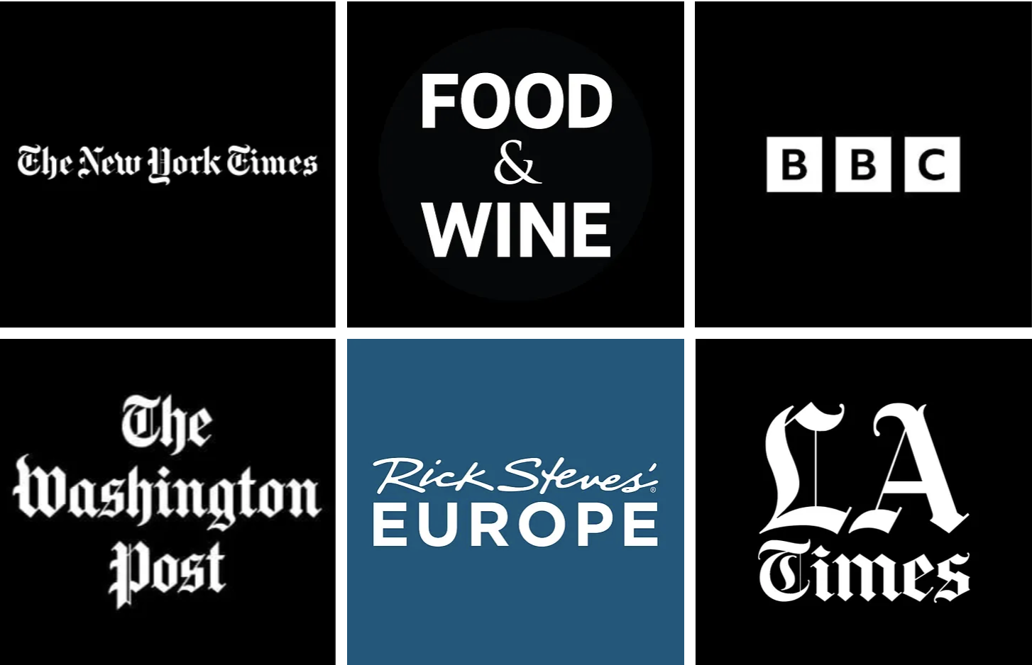 Paris by Mouth food tours have been praised by the New York Times, Food & Wine Magazine, BBC, the Washington Post, Rick Steves and the LA Times