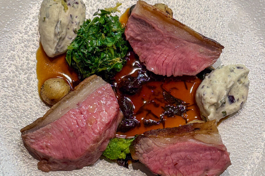 Lamb at Substance restaurant in Paris, 16th arrondissement