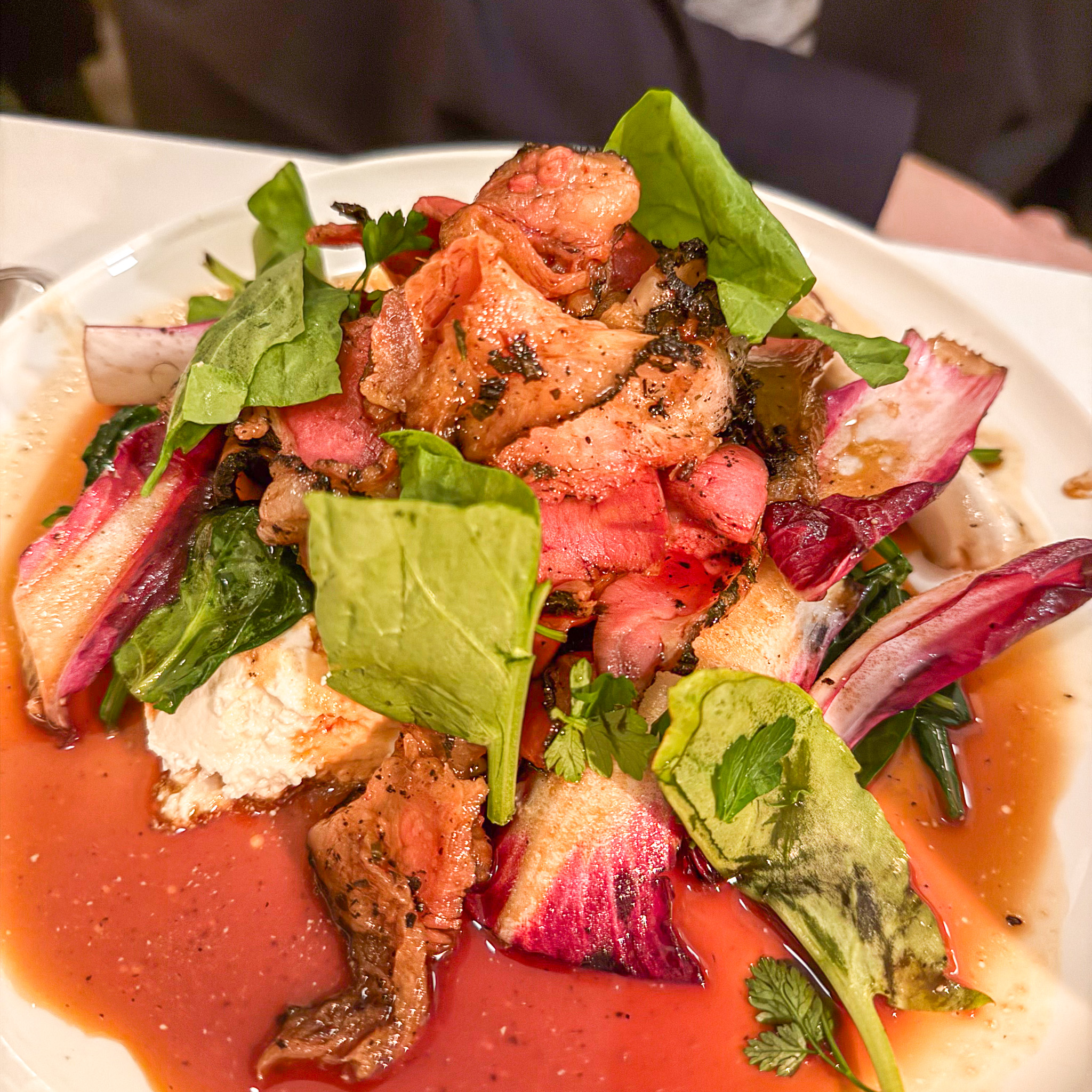 porchetta-ricotta-patine-paris | PARIS BY MOUTH Porchetta with lemon ricotta at Patine, 11th arrondissement, Paris