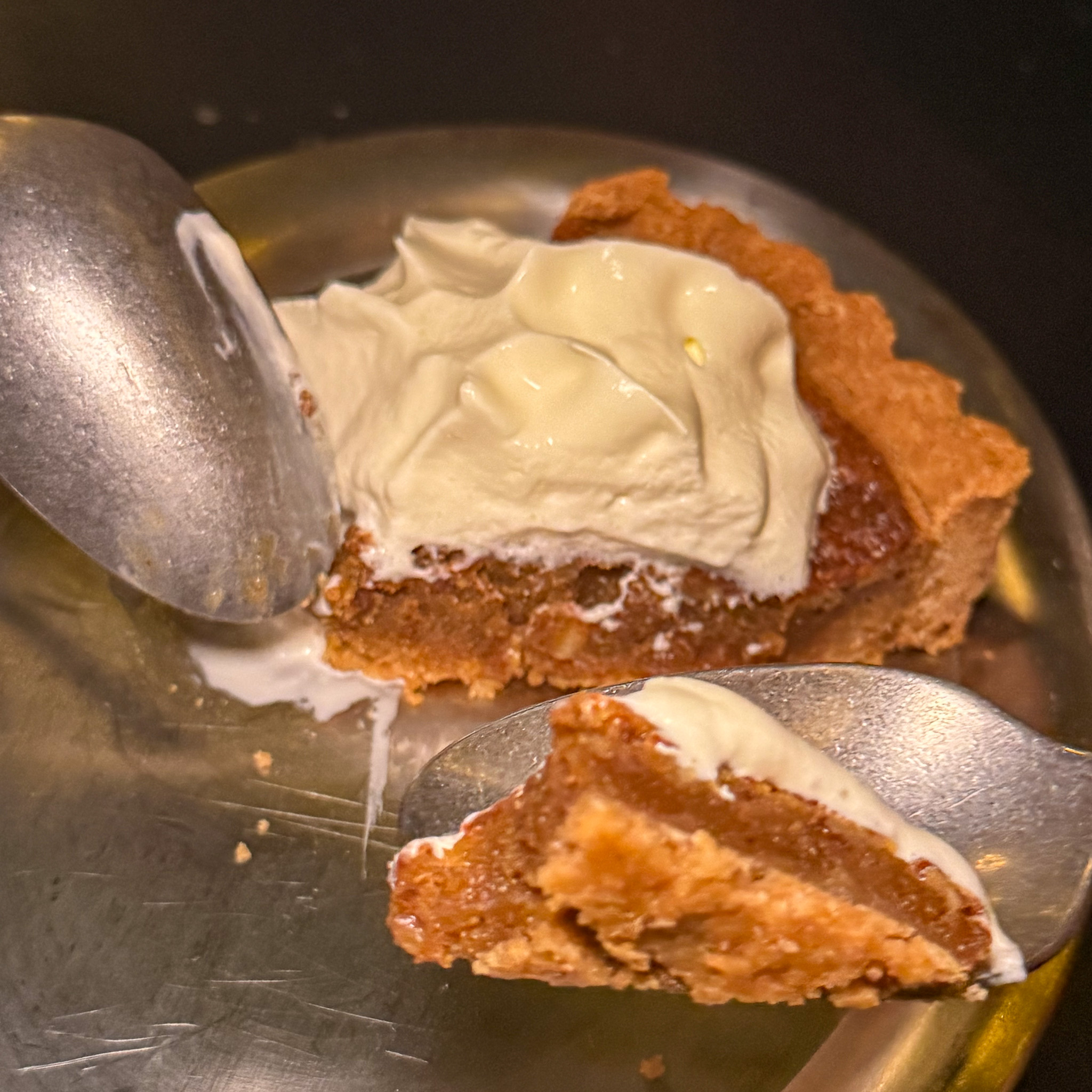 OMG pumpkin pie dessert at Zoutra, Paris 18th arrondissement