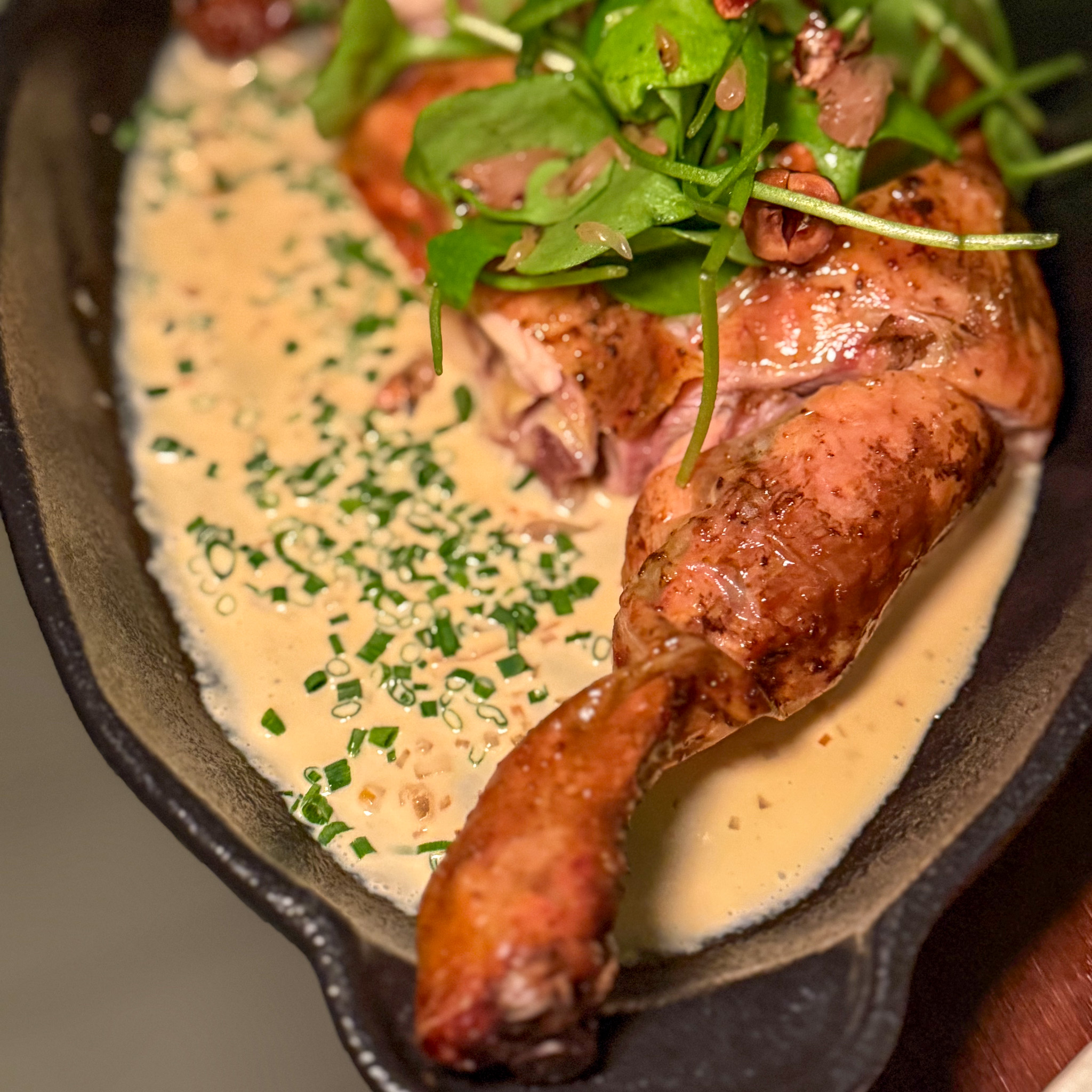 Roasted chicken at Orson, Saint-Germain, Paris